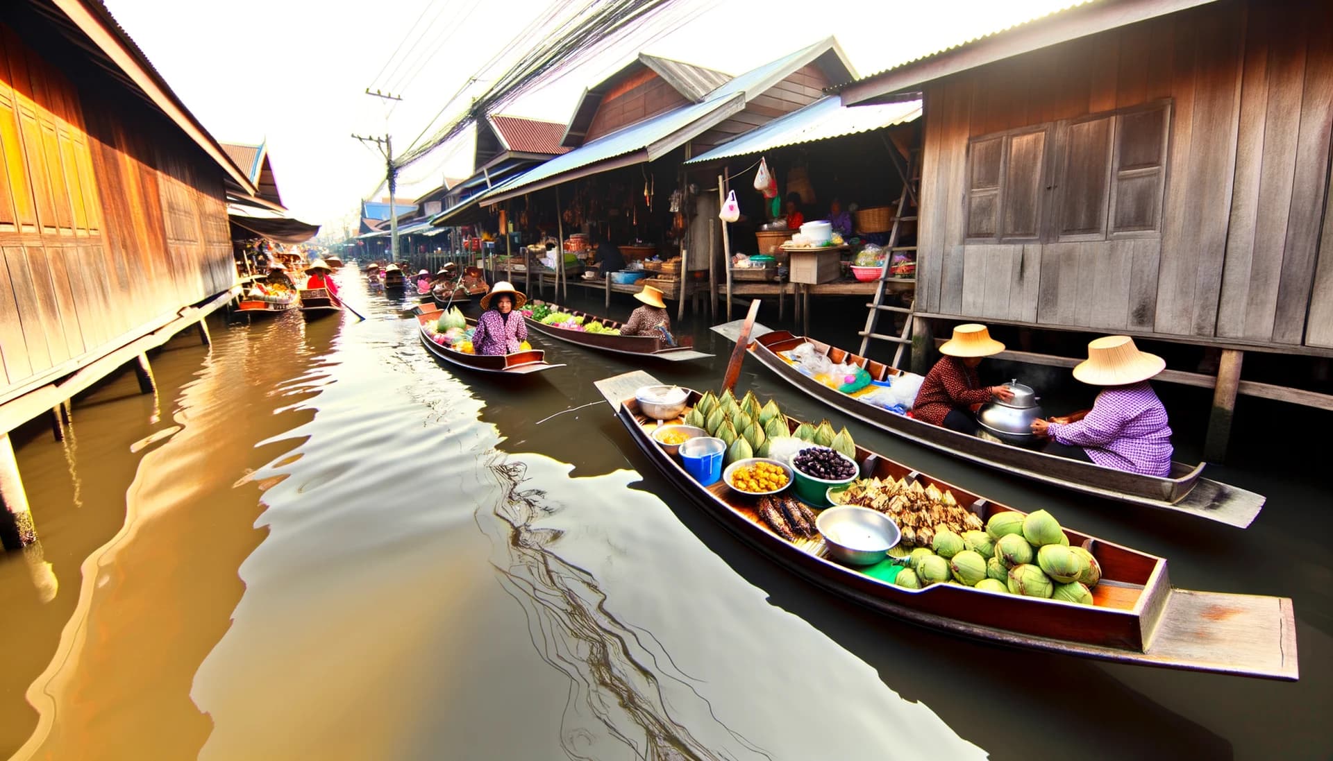 Floating Market & Food Tour