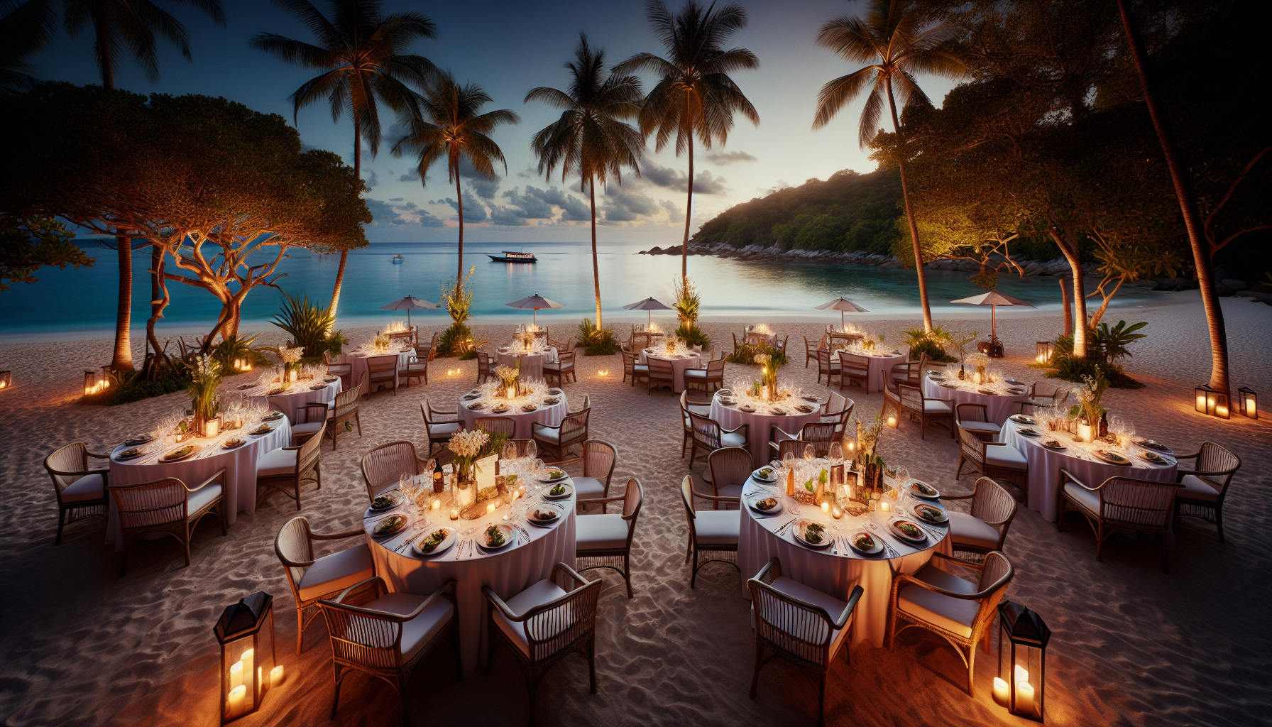 Beachfront restaurant